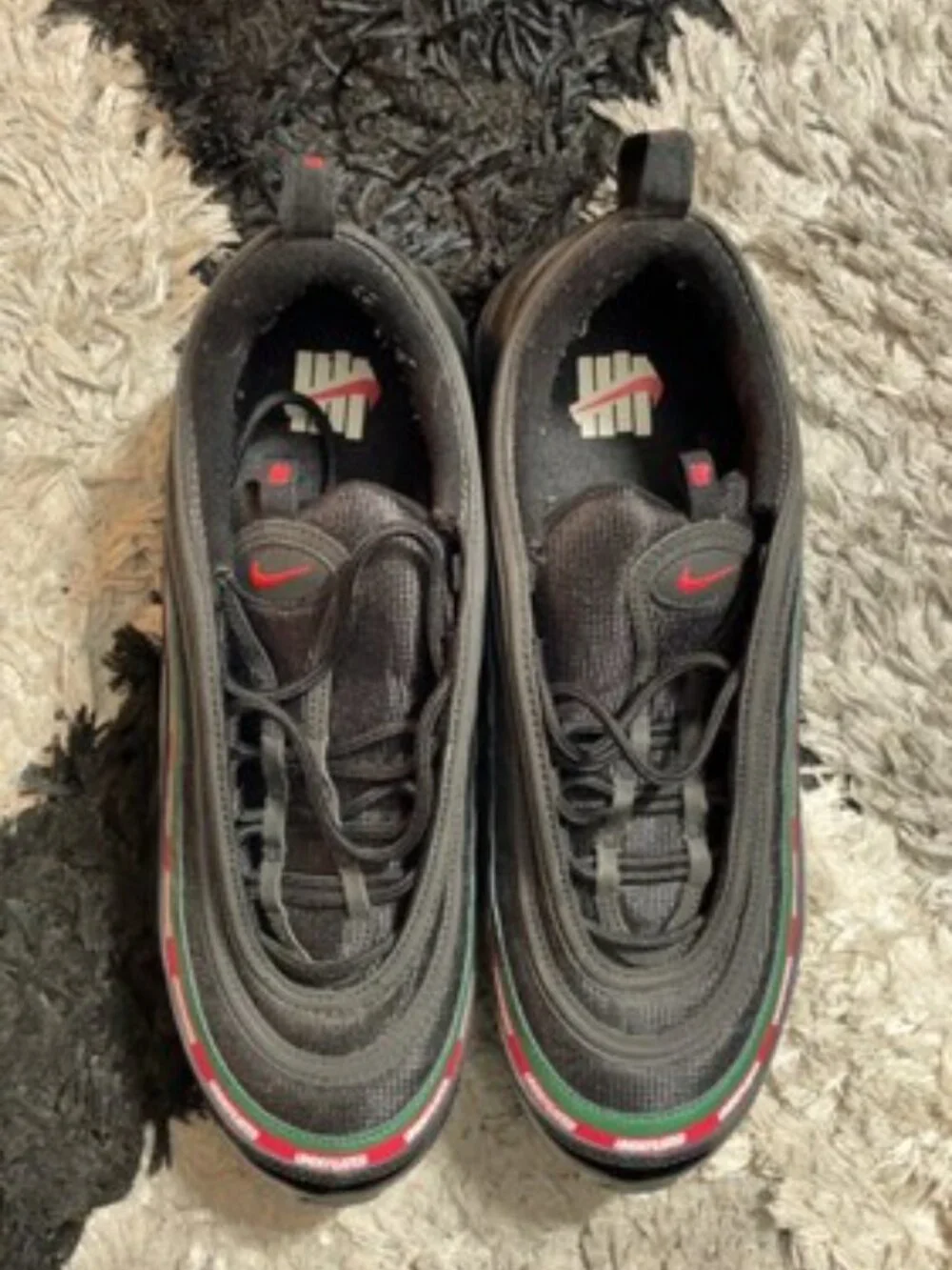 Nike Air Max 97 OG x Undefeated Black 2017 AJ1986-001 Men's Size 11